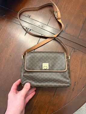 Celine vintage macadam messenger bag used